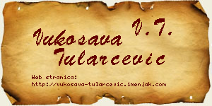 Vukosava Tularčević vizit kartica